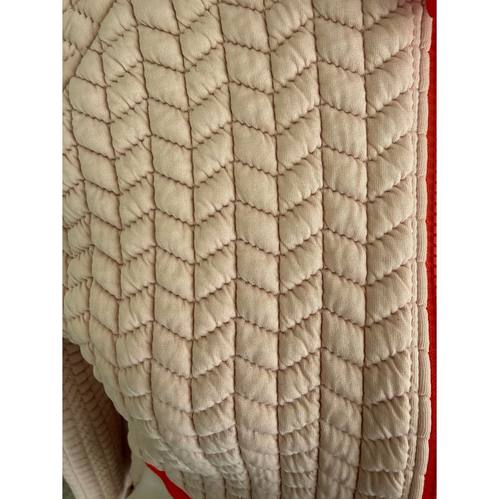 New Balance Jacket Womens Small Pink  Quilted Full Zip Thumbhole Active - Picture 6 of 8